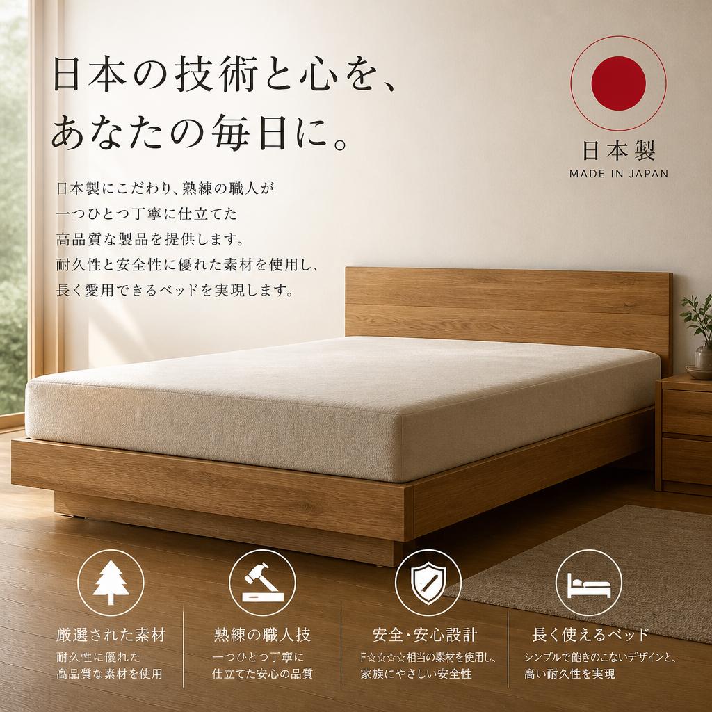 高品質の素材と仕立て