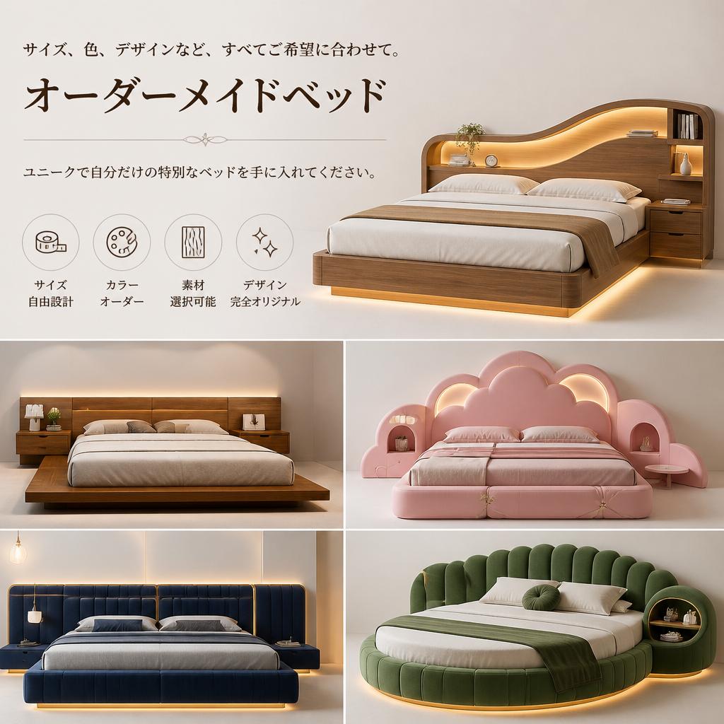 オーダーメイドで実現する理想のベッド