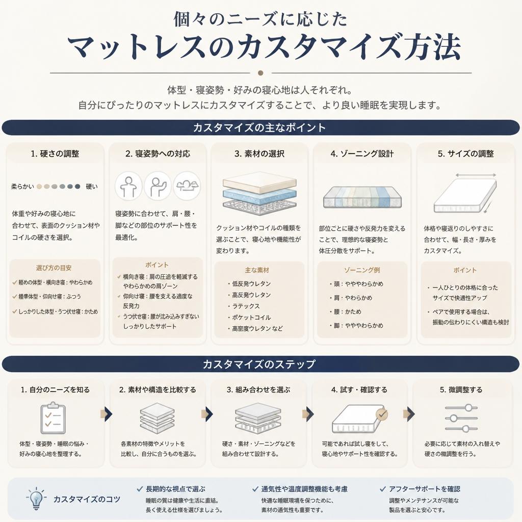 4. あなたのライフスタイルに合わせたカスタマイズ