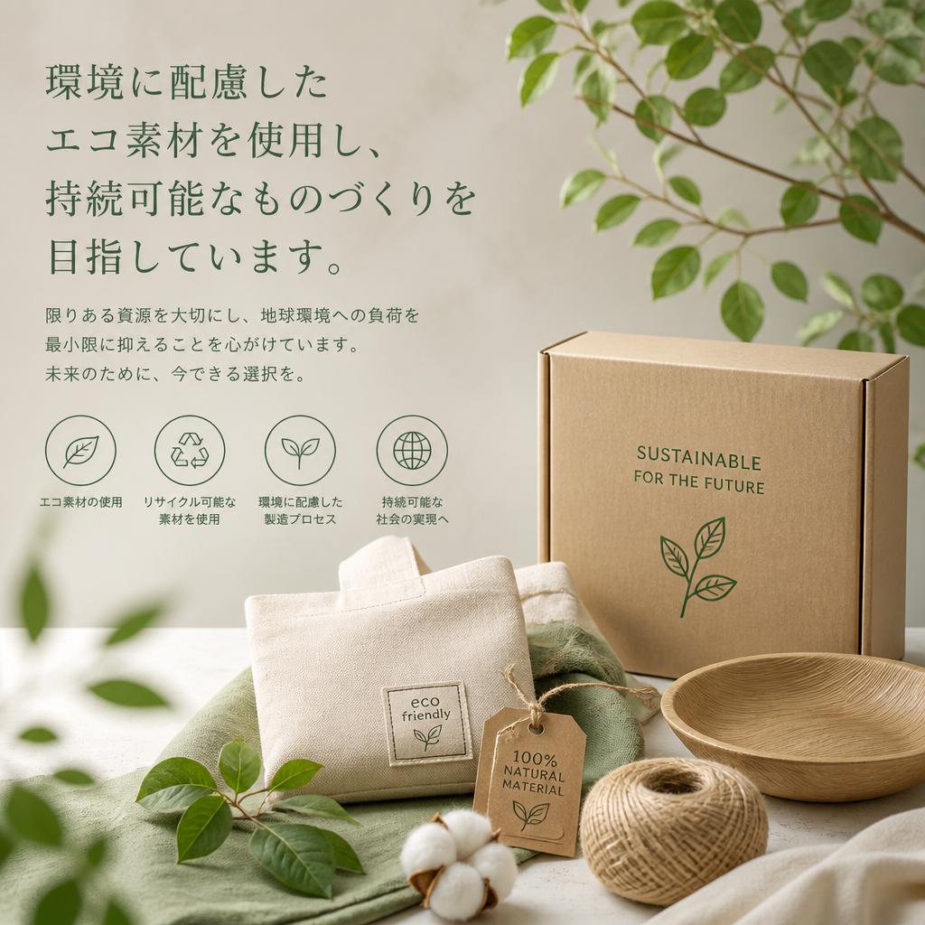 エコ素材の使用