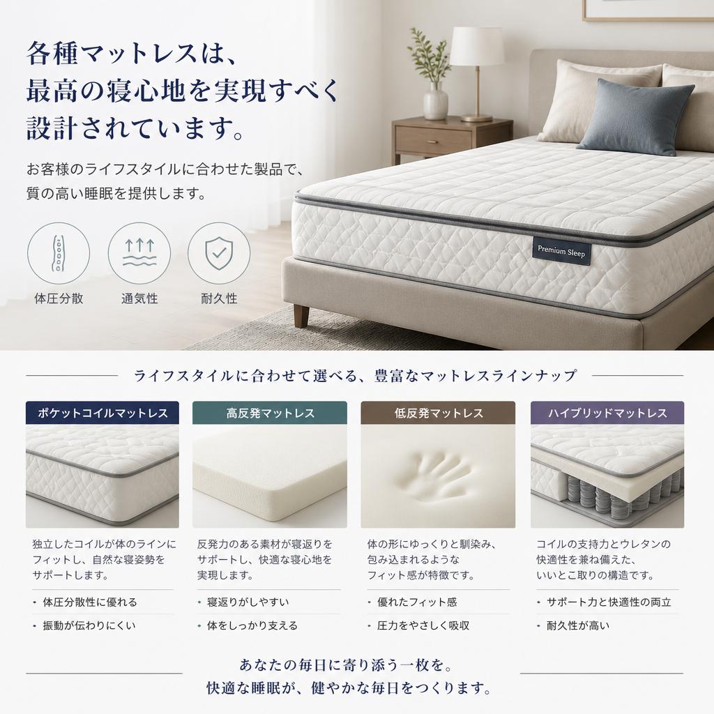 快適な睡眠体験を