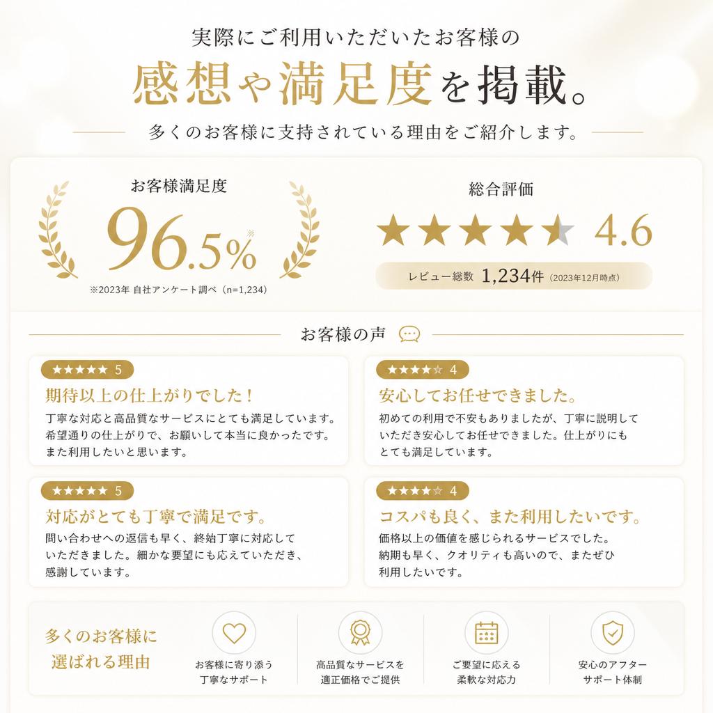 5. お客様の声