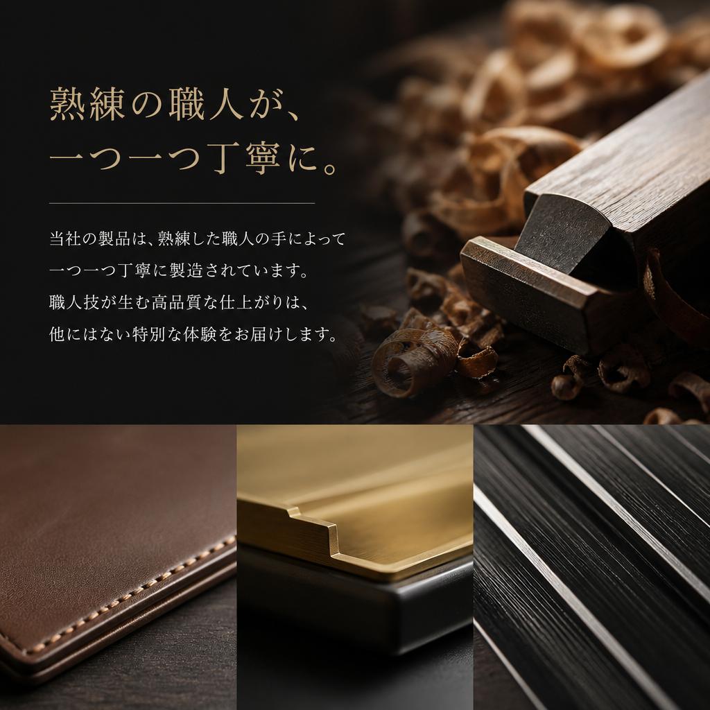 熟練の職人による匠の技